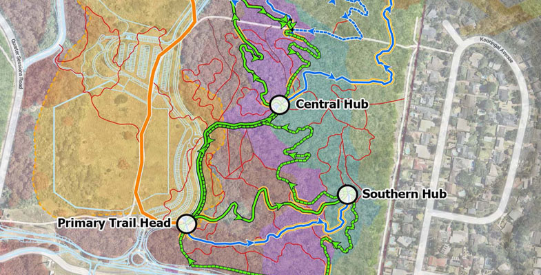 Work is starting on the Westleigh Park controversial bike trails